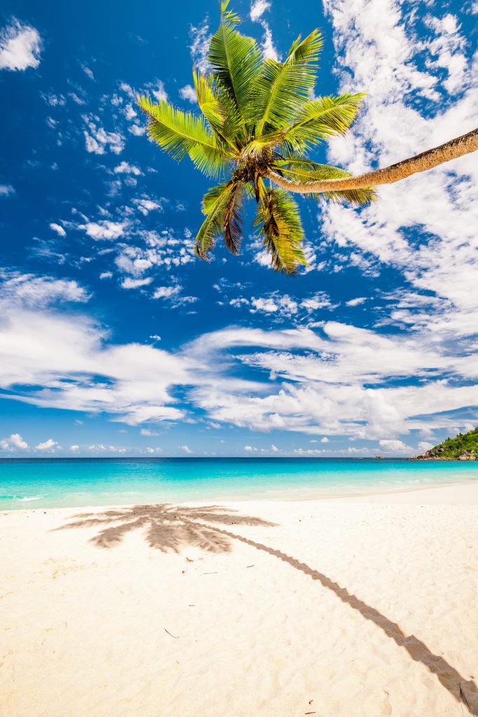 Beautiful Anse Intendance beach at Seychelles